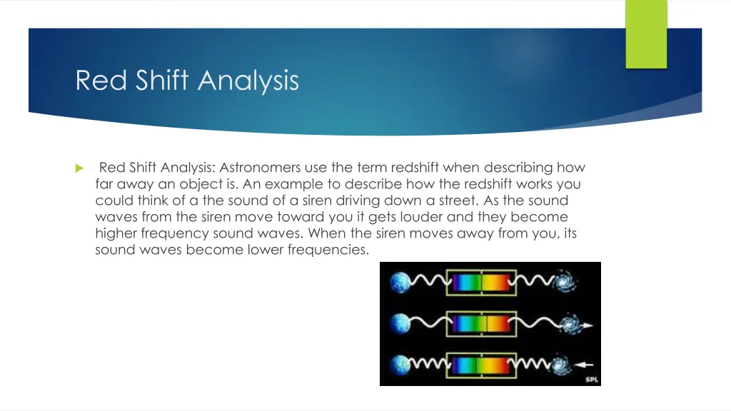 red shift analysis