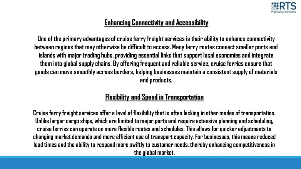 enhancing connectivity and accessibility