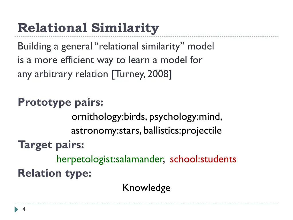 relational similarity building a general