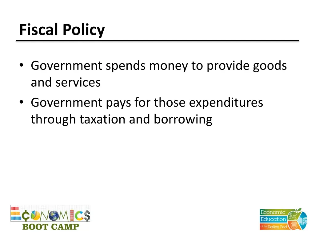 fiscal policy