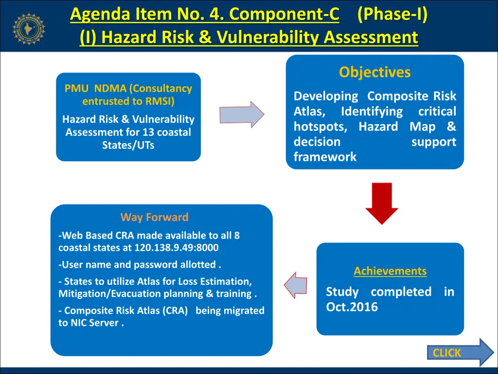 agenda item no 4 component c phase i i hazard