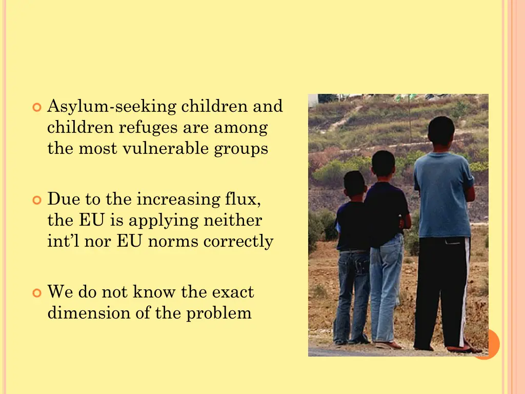 asylum seeking children and children refuges