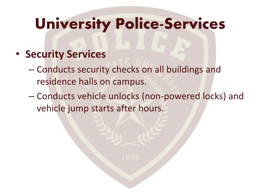 university police services 2