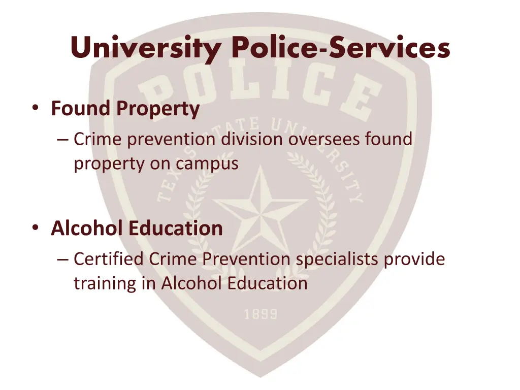 university police services 4