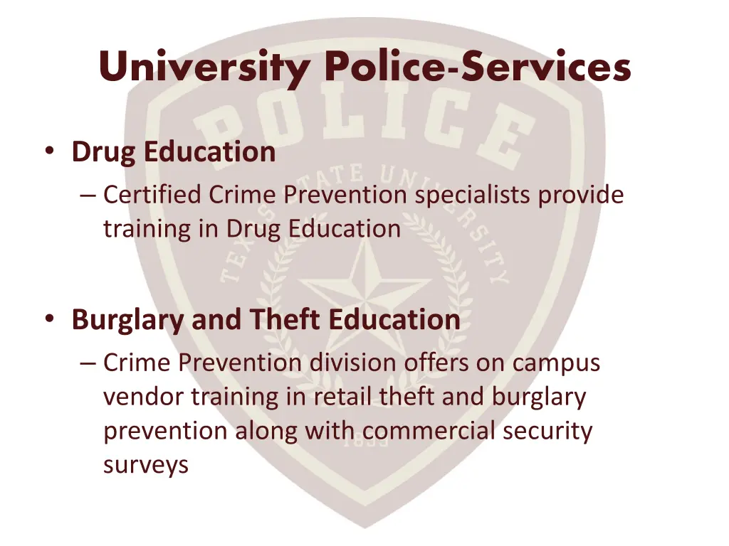 university police services 5