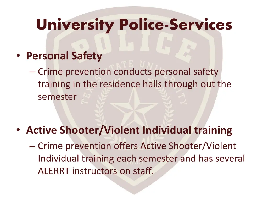 university police services 6