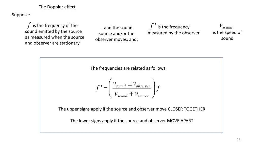 the doppler effect 1