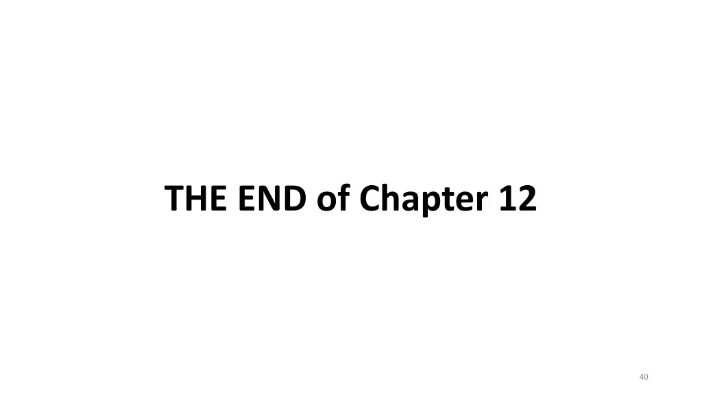 the end of chapter 12