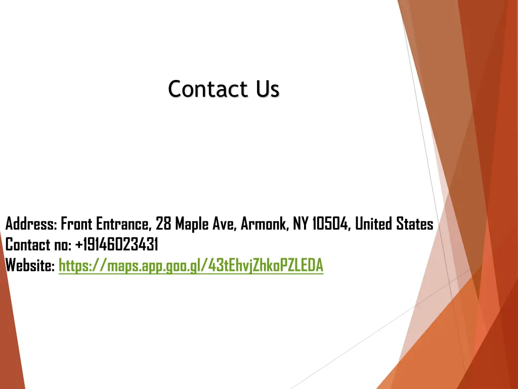 contact us