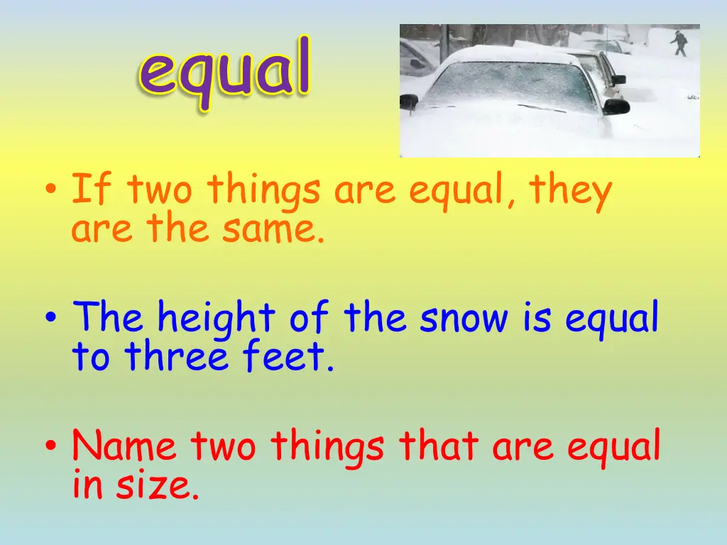 equal