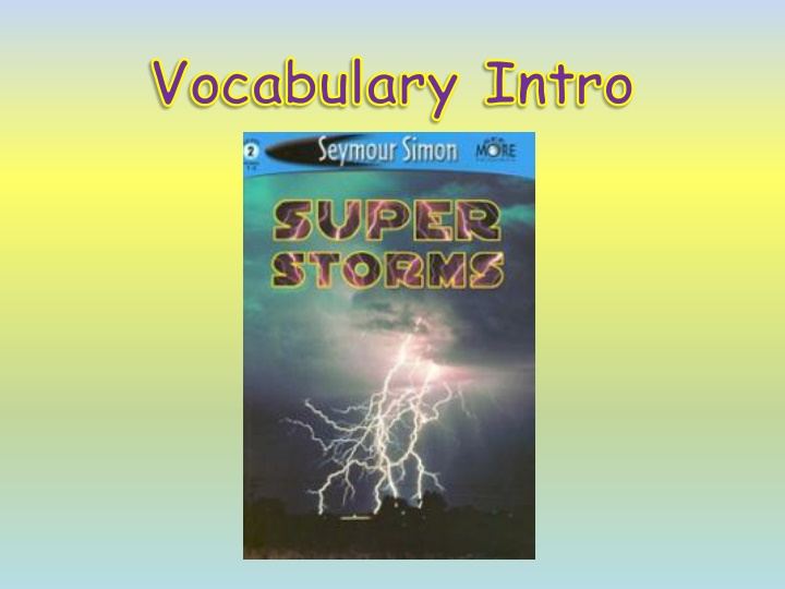 vocabulary intro