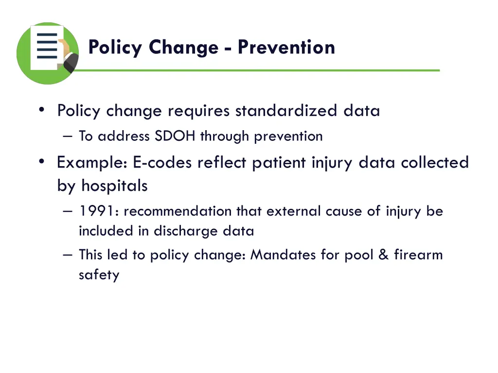 policy change prevention