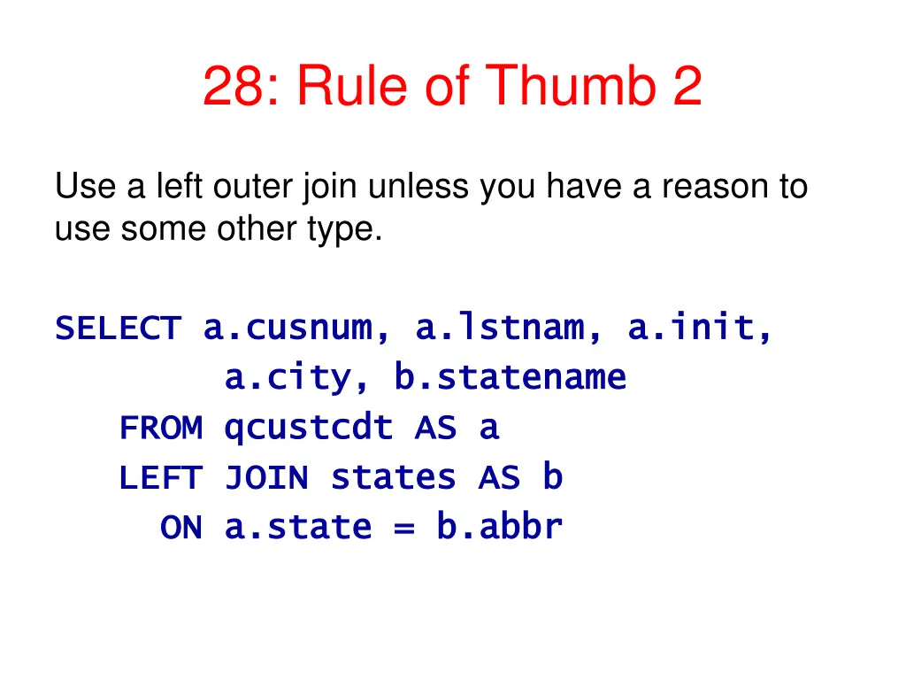 28 rule of thumb 2