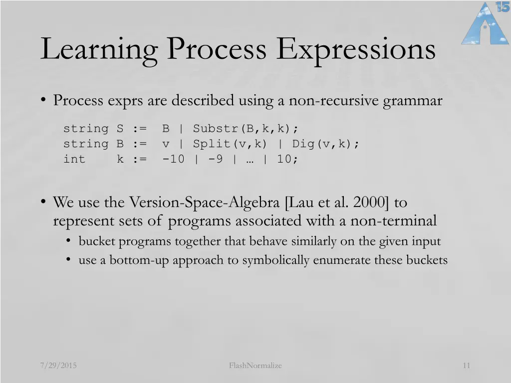 learning process expressions