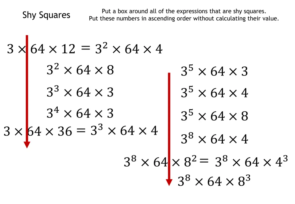 put a box around all of the expressions that 2