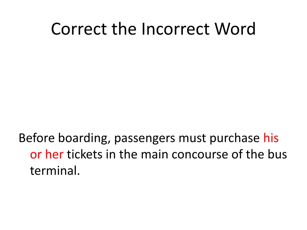 correct the incorrect word 14