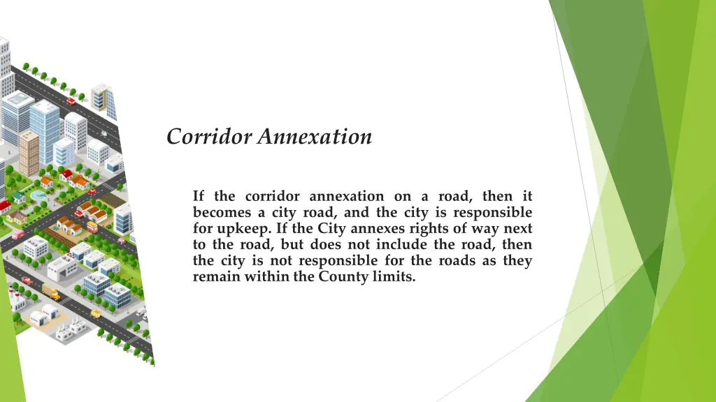 corridor annexation