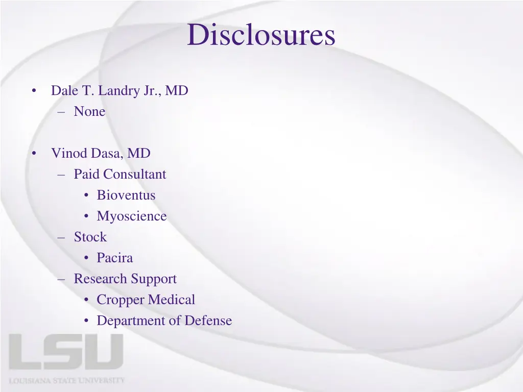 disclosures