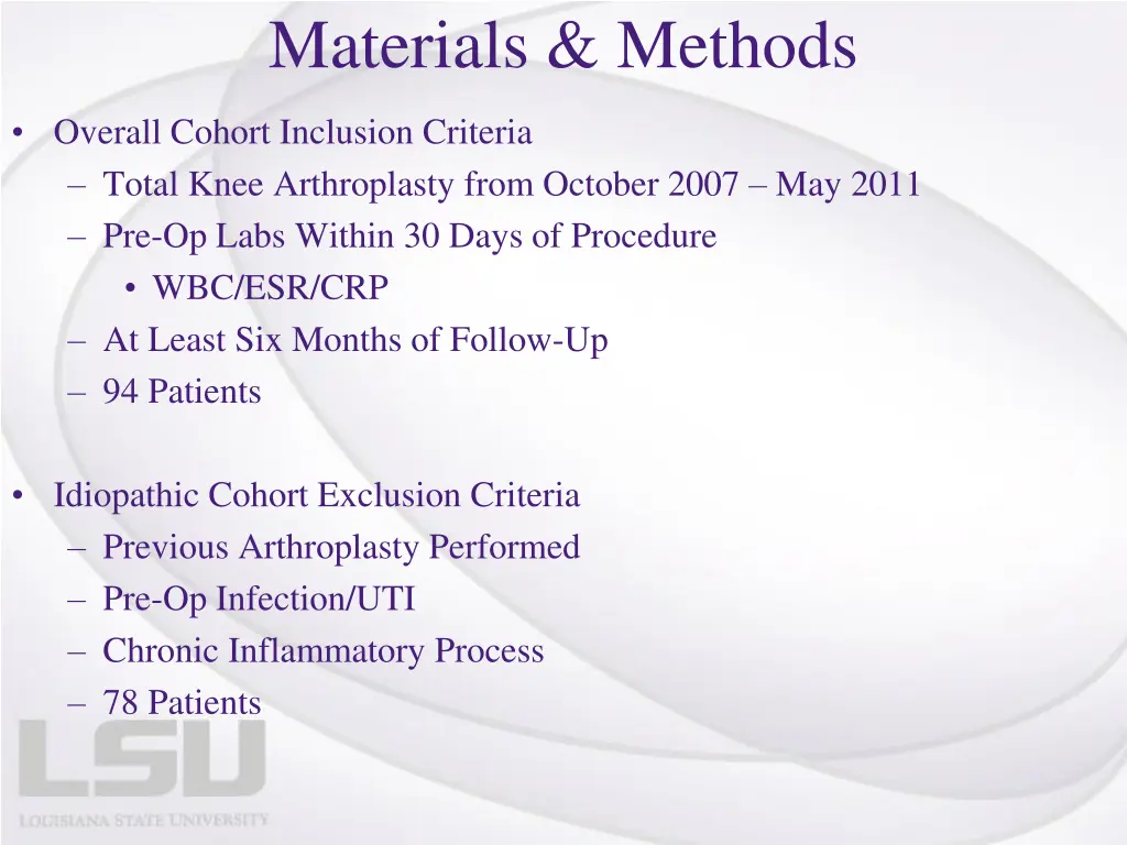 materials methods 1