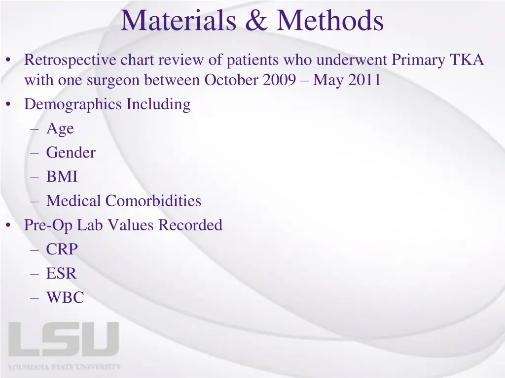 materials methods