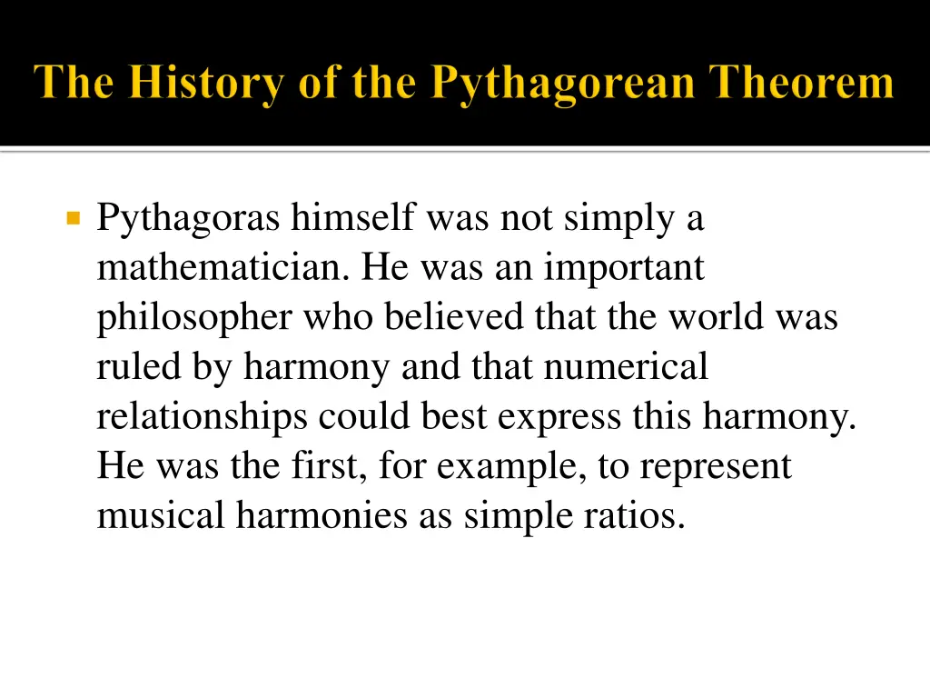 pythagoras himself was not simply a mathematician