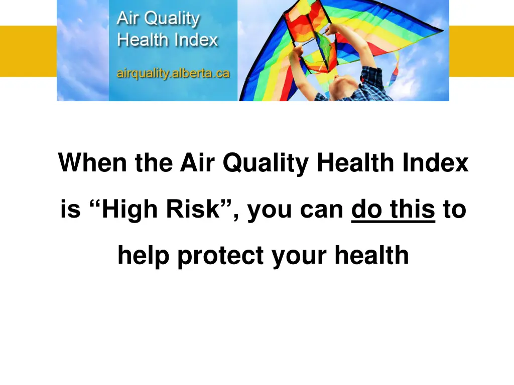 when the air quality health index