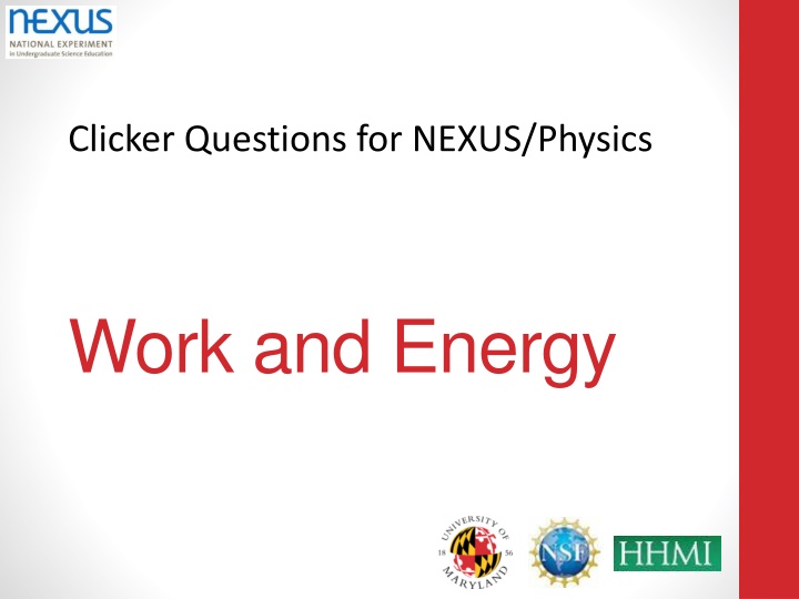 clicker questions for nexus physics