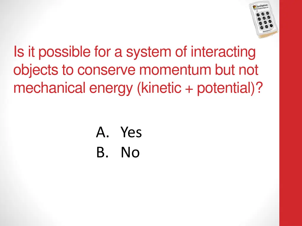 is it possible for a system of interacting