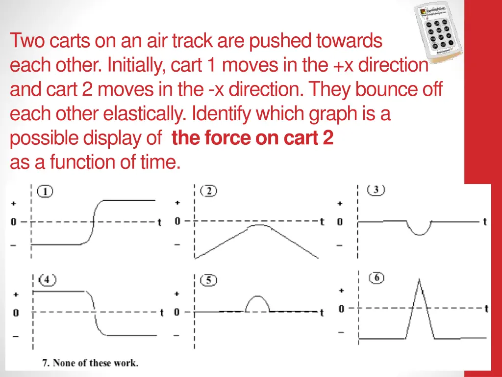 two carts on an air track are pushed towards each 1