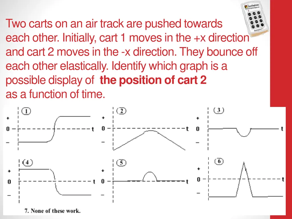 two carts on an air track are pushed towards each 3