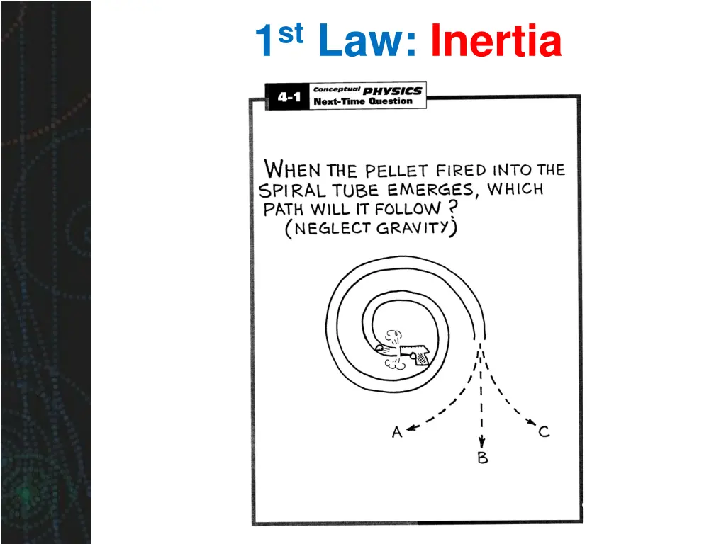 1 st law inertia 2