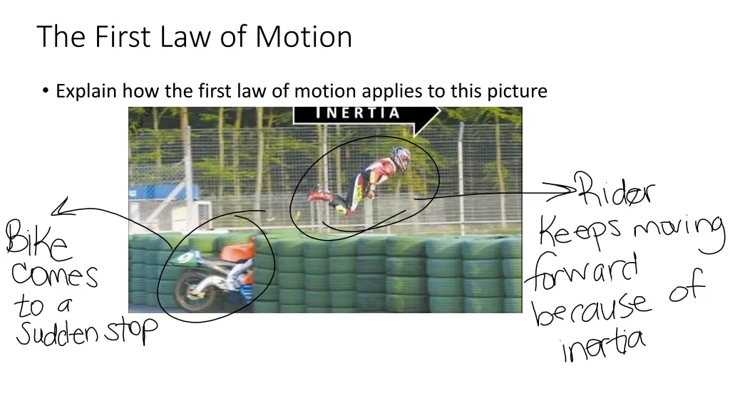 the first law of motion 5