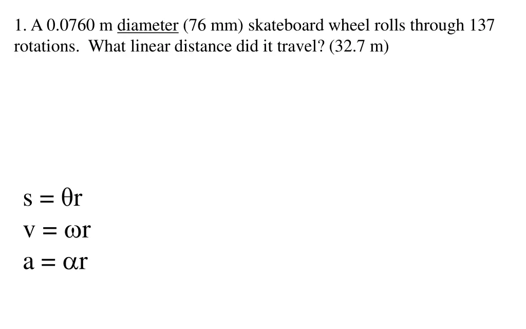 1 a 0 0760 m diameter 76 mm skateboard wheel