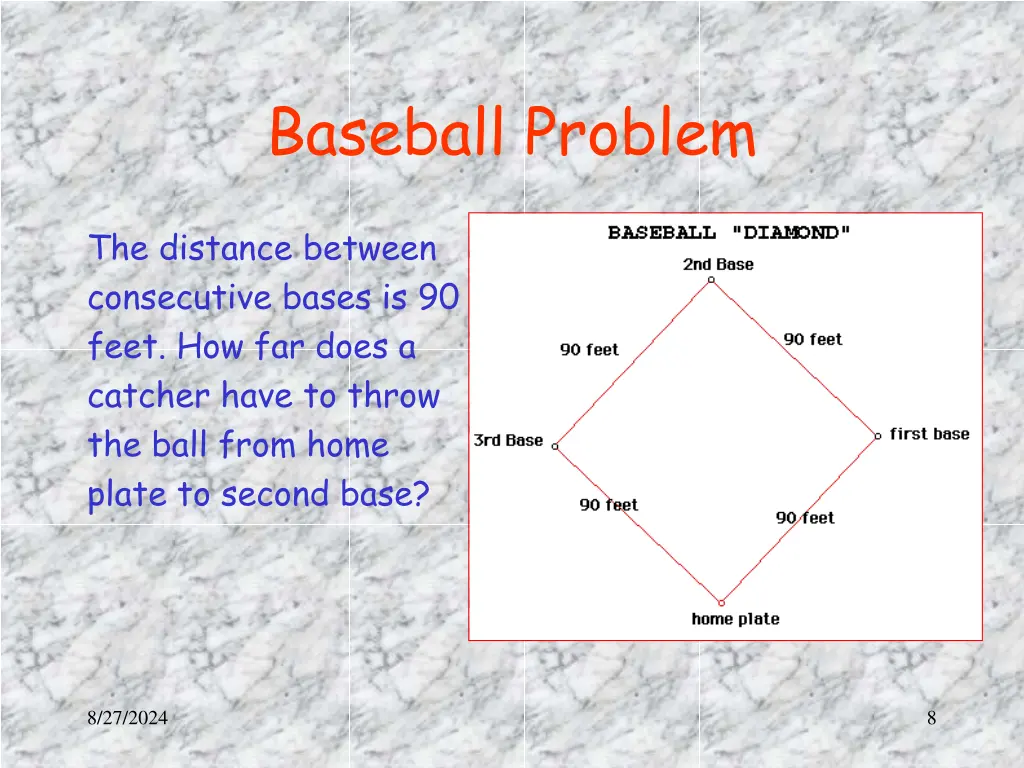 baseball problem 1