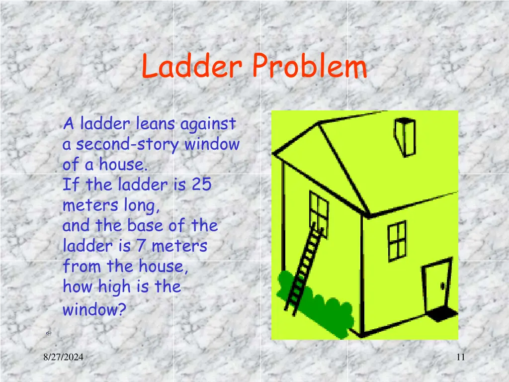 ladder problem