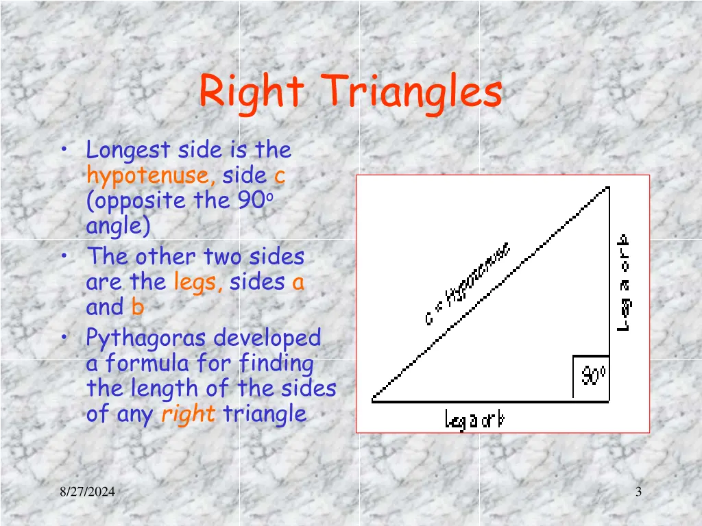 right triangles