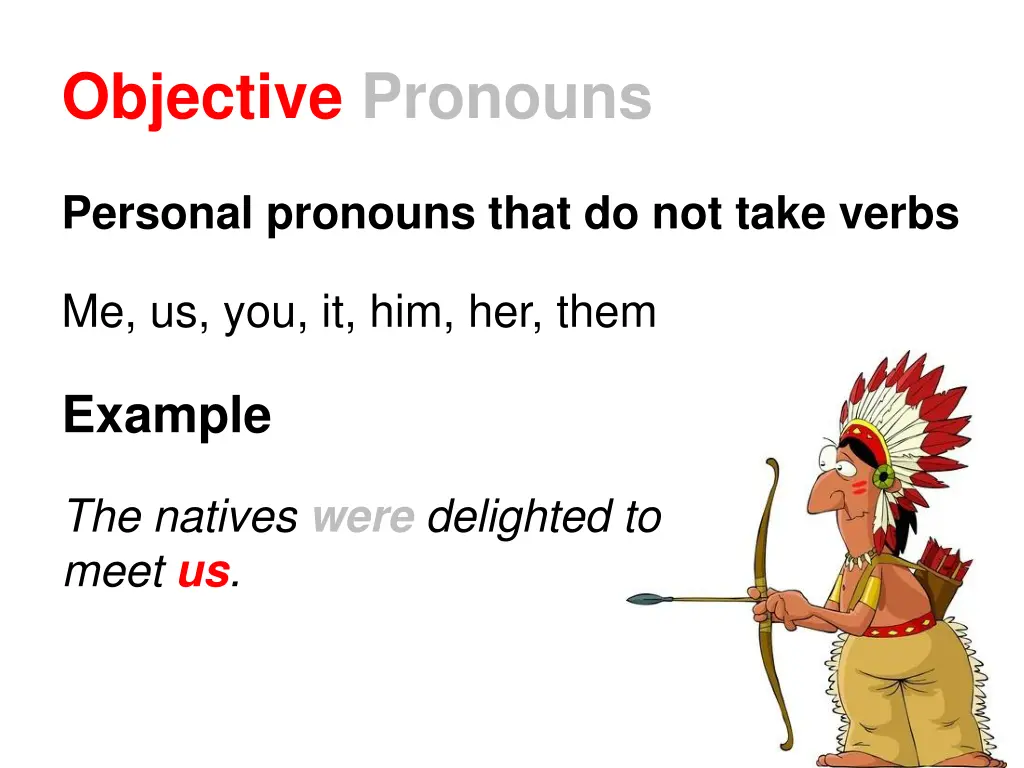 objective pronouns