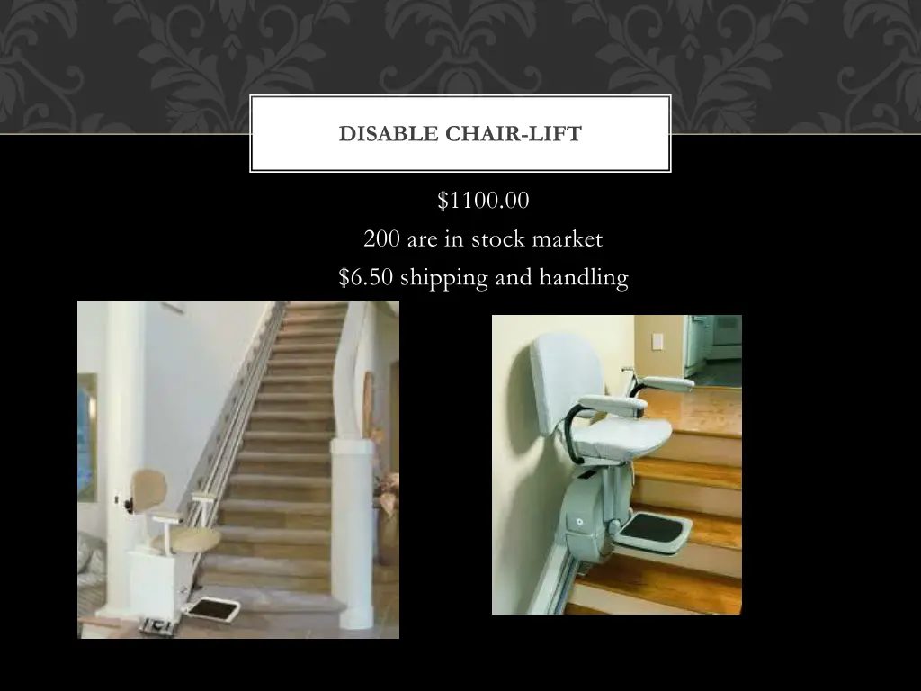 disable chair lift