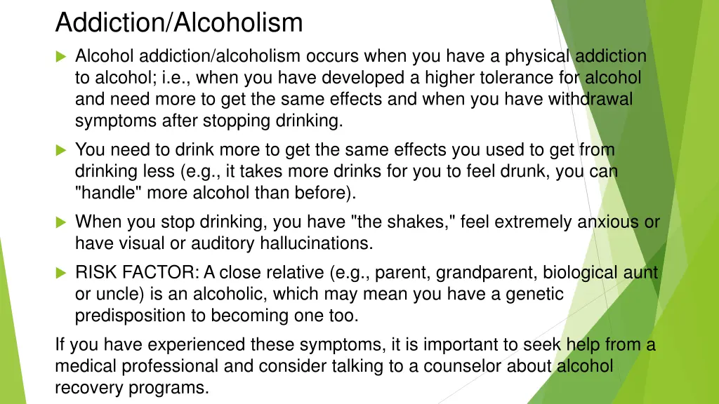 addiction alcoholism