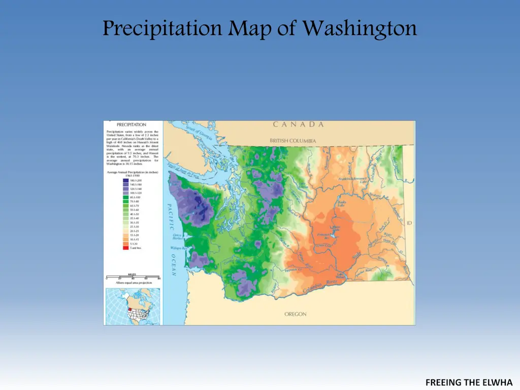 precipitation map of washington