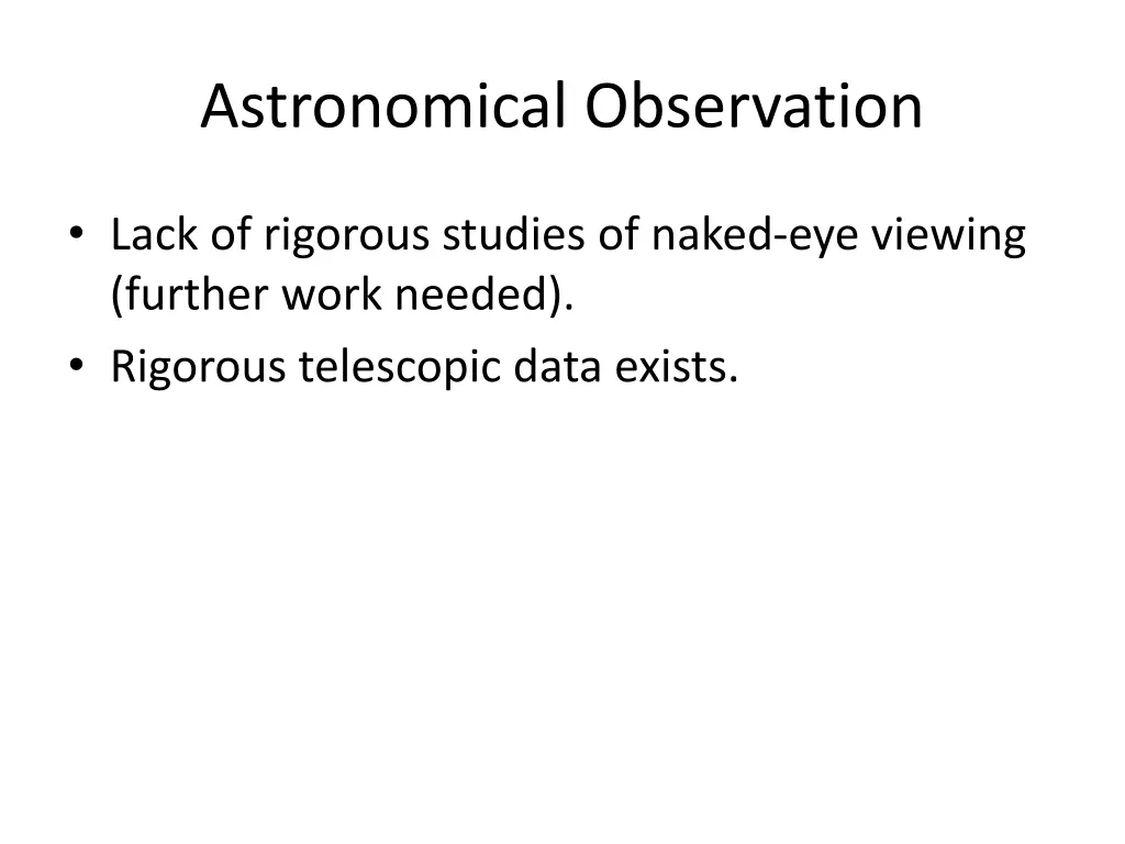 astronomical observation