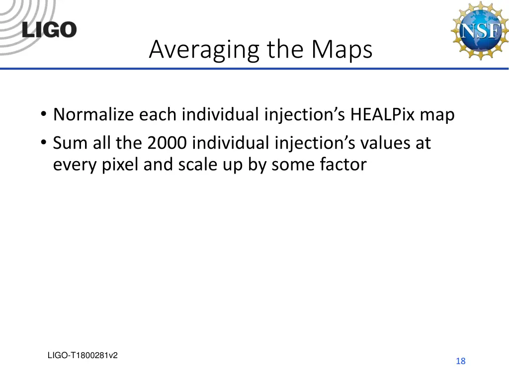 averaging the maps