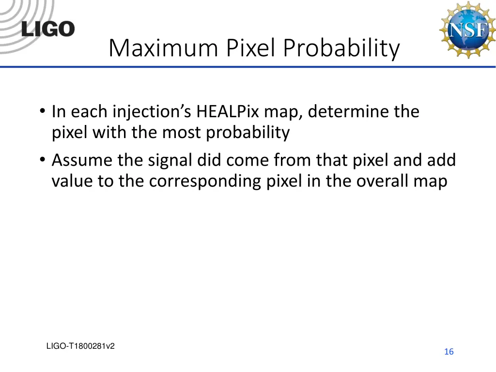 maximum pixel probability