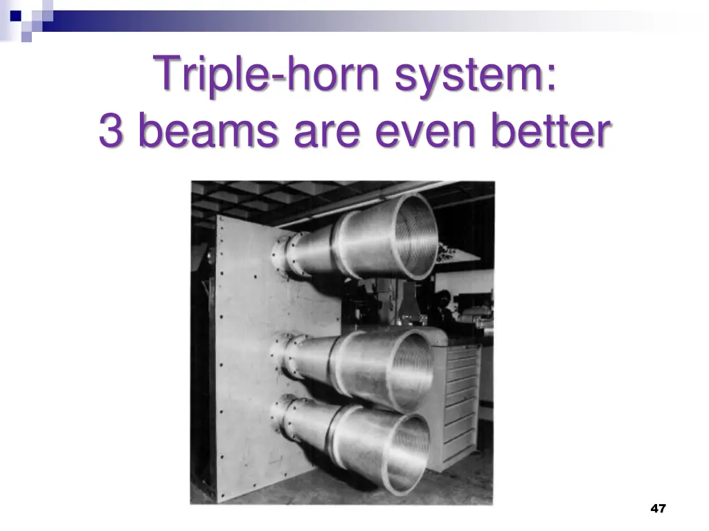 triple horn system 3 beams are even better