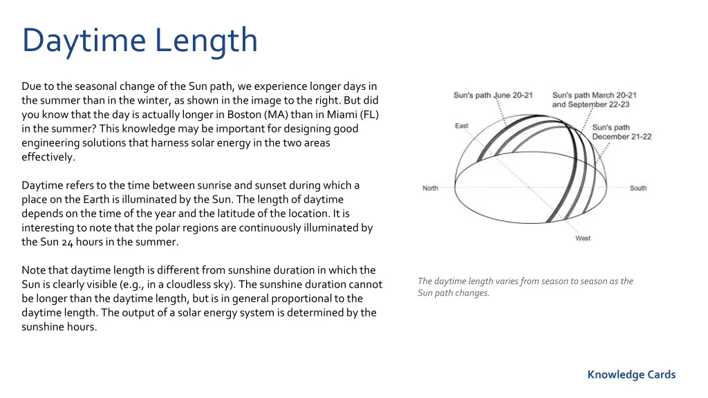 daytime length