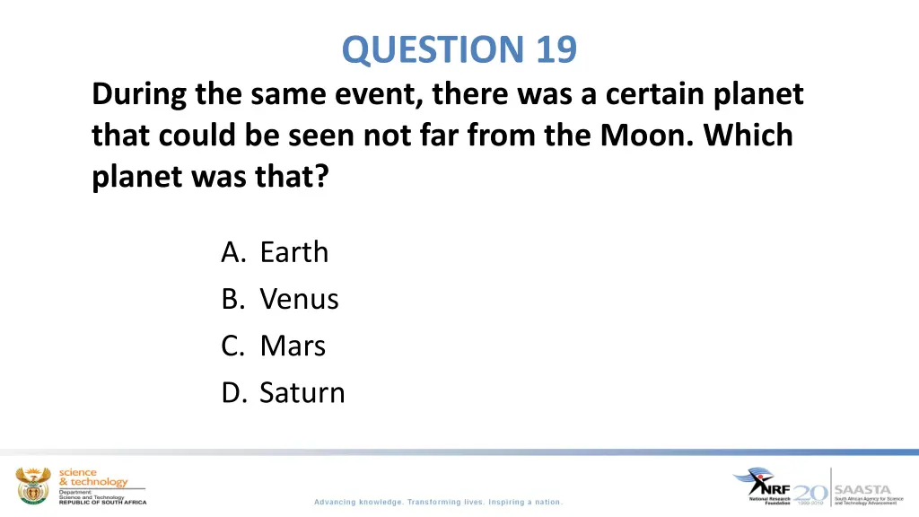 question 19