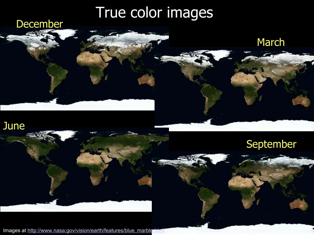 true color images