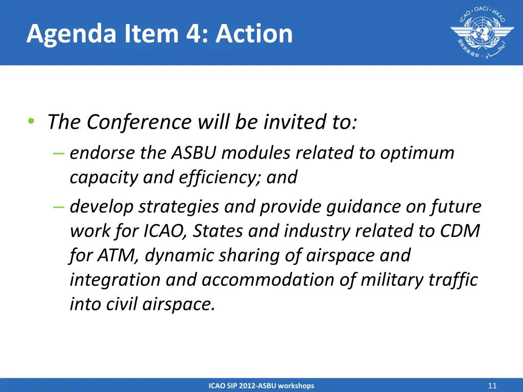 agenda item 4 action