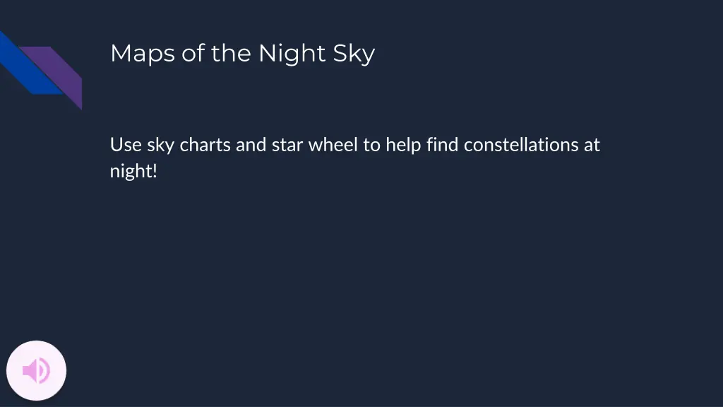 maps of the night sky