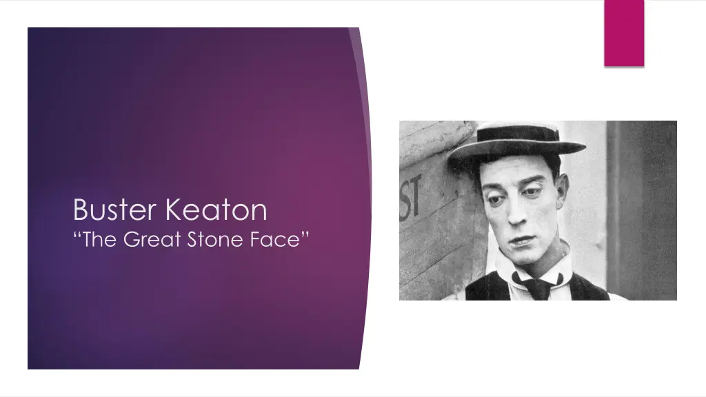 buster keaton the great stone face